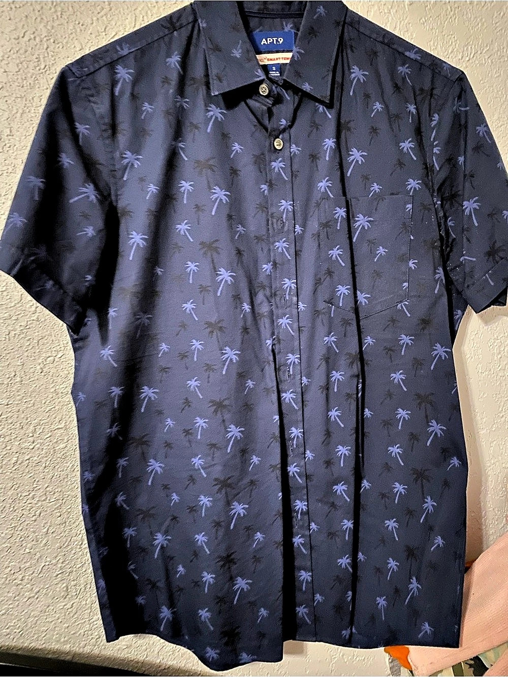 APT.9 HeiQ smart Temp Short Sleeve Button-Down Shirt